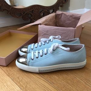 Miu Miu Light Blue Sneakers Size 37